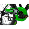 Детский велосипед NOVATRACK STRIKE 18” черно-зеленый 183STRIKE.BKG20
